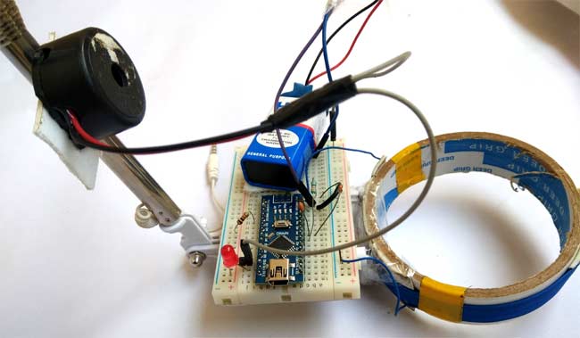 Arduino metal detector robot